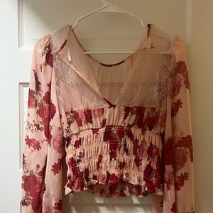Lace Free People Top